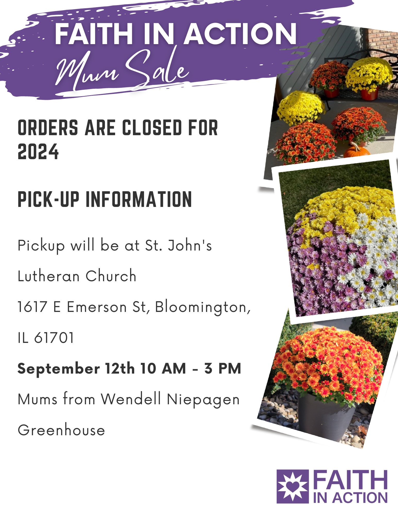 2024 mum sale